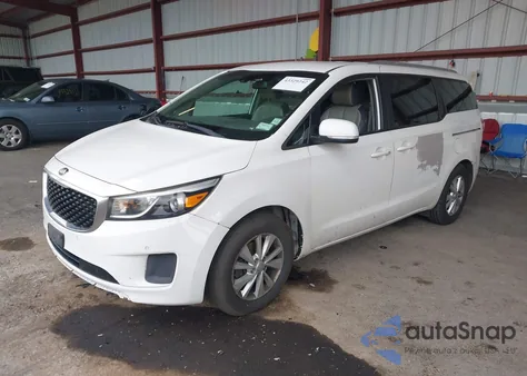 2017 Kia Sedona Lx из США, поврежденный, VIN KNDMB5C12H6325030